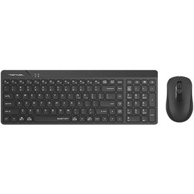 تصویر کیبورد و ماوس بی‌سیم ای فورتک مدل FG2300 Air A4tech FG2300 Air 2.4G Wireless Combo Desktop Keyboard and Mouse