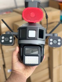 تصویر دوربین ۳ لنز چرخشی آژیردار Okampro 