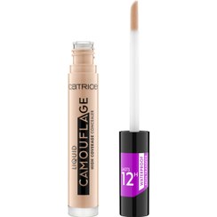 تصویر کانسیلر 12ساعته فول کاور کاتریس 5میل (اصل) مدل Catrice liquid camouflage high coverage concealer 5ml Catrice liquid camouflage high coverage concealer 5ml