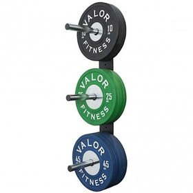 تصویر رک صفحه هالتر دیواری 3 شاخه 3branch wall barbell plate rack NS6012 