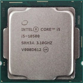 تصویر سی پی یو بدون باکس اینتل مدل Core i5-10500 ا Intel Core i5-10500 Comet Lake LGA1200 Tray CPU Intel Core i5-10500 Comet Lake LGA1200 Tray CPU