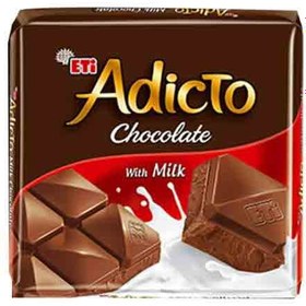 تصویر شکلات شیری اتی ETI Adicto - Milk وزن 65 گرم 