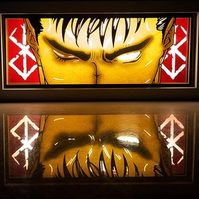 تصویر تابلو لایت باکس انیمه ای برسرک | Berserk Anime Light Box 