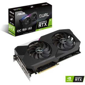 تصویر کارت گرافیک ایسوس DUAL RTX 3070 O8G (دسته دوم) ASUS DUAL RTX3070 O8G GAMING GDDR6 Graphics Card Stock