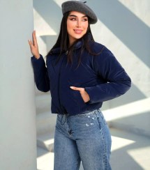 تصویر کاپشن کراپ جلو گتر زنانه کد 103 