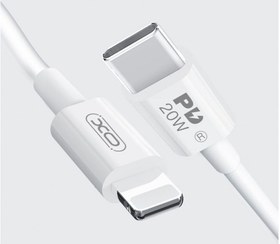 تصویر کابل شارژ سریع لایتنینگ به تایپ‌سی یک متری ایکس‌او XO PD 20W fast charging cable NB Q189A 