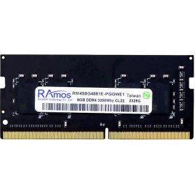 تصویر رم لپ تاپ DDR3 تک کاناله 3200 مگاهرتز CL22 راموس مدل RM4S8G ظرفیت 8 گیگابایت 