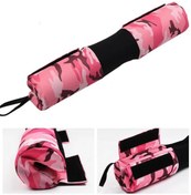 تصویر پد هالتر طرح ارتشی مدل حرفه‌ای – محافظ گردن و شانه برای اسکوات و ددلیفت ( کد ۱۴۰۴ ) - صورتی چریک 