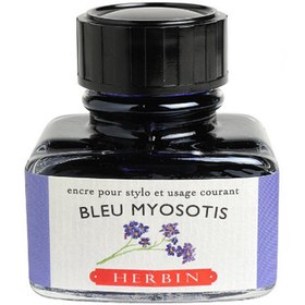 تصویر جوهر خودنویس هربین 30ml Bleu Myaosotis 