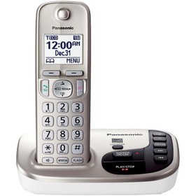 تصویر گوشی تلفن بی سیم پاناسونیک مدل KX-TGD220 ا Panasonic KX-TGD220 Cordless Phone Panasonic KX-TGD220 Cordless Phone