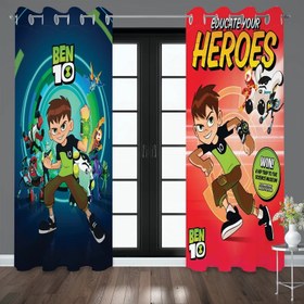 تصویر پرده اتاق کودک طرح بن تن 