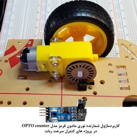 تصویر ماژول شمارنده نوری با رله مهندسیکا مدل OPTO counter20 