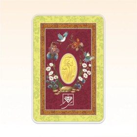 تصویر شمش طلای 24 عیار محمد (زنبق) 