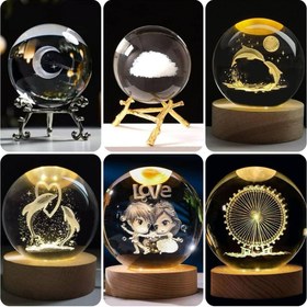 تصویر گوی کریستال سایز ۶ 