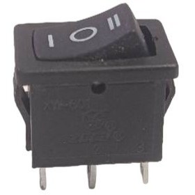 تصویر کلید راکر سه حالت ۳ پین 