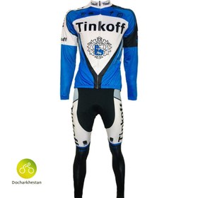 تصویر لباس دوچرخه سواری زمستانه تیم تینکوف Tinkoff 