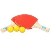 تصویر ست پرتابل تنیس روی میز با 2 راکت و 3 توپ پینگ پنگ بازی سرگرم کننده - çu çokuygunuz ANKAC-2536-1758 