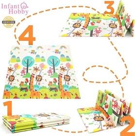 تصویر کف پوش تاتامی کودک مدل فومی دو رو 