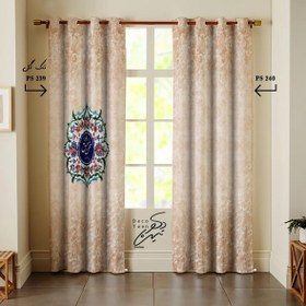 تصویر پرده دکوتین کد - تک گل PS 239 - 240 