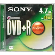 تصویر دی وی دی خام سونی قاب دار مدل Sony DVD+R 