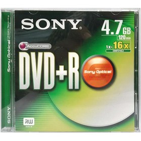 تصویر دی وی دی خام سونی قاب دار مدل Sony DVD+R 