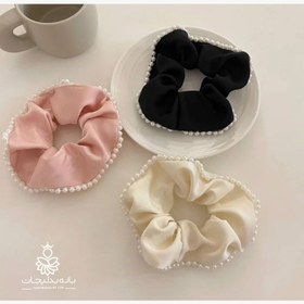 تصویر کش مو ساتن دور مروارید (عمده) 
