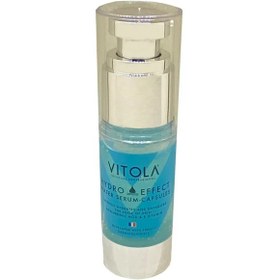 تصویر سرم آبرسان کپسولی هیدرو افکت ویتولا 30 میل Vitola hydro effect capsule hydrating serum 30 ml