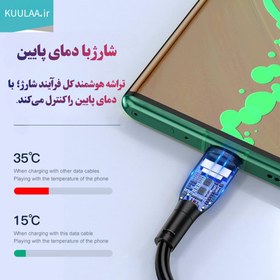 تصویر کابل شارژ کولا (Kuulaa) تایپ C مدل KL-X51-C 