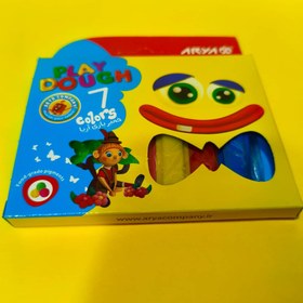 تصویر خمیر بازی 7رنگ آریا 