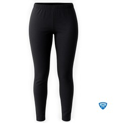 تصویر لگ زنانه ویسکوز پنبه مشکی فری سایز 