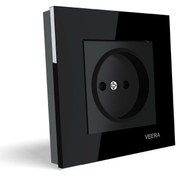 تصویر پریز ارت دار ویرا مدل کریستال 