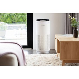 تصویر دستگاه تصفیه هوای بوش آلمان مدل 6000 Air سفید رنگ BOSCH Air Purifier for Home, Large Spaces (Covers, 2745-sq ft), 4-in-1 Filter for Pollen, Viruses, Smoke, Dust, Dander, Outdoor Pollution, Odors, HEPA, ENERGY STAR, Air 6000, White