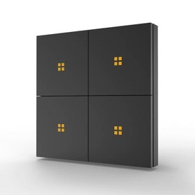 تصویر کلید هوشمند 4پل فلزی سری m زنیکس 