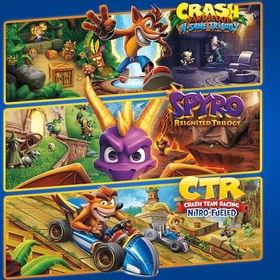 تصویر اکانت قانونی بازی Crash + Spyro Triple Play Bundle 