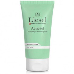 تصویر ژل شستشوی لایسل  آکنه سل صورت چرب 150 میل Liesel Acnesel Purifying Cleasing Gel 150ml