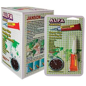 تصویر چسب قطره ای جانسون مدل آلفا وزن 3 گرم بسته 13 عددی 