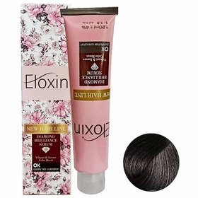 تصویر رنگ مو تیوپی الوکسین-سری دودی - شماره 1-7 رنگ بلوند دودی متوسط eloxin hair color