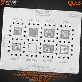تصویر شابلون AMAOE QUALCOMM CPU QU:3 
