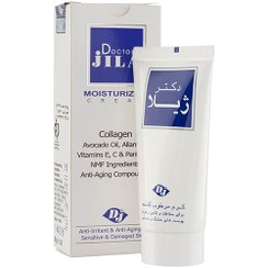 تصویر کرم مرطوب کننده پوست های خشک دکتر ژیلا حاوی کلاژن Doctor Jila Moisturizing Cream For Dry And Sensitive Skin 50 g