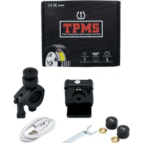 تصویر سیستم مانیتورینگ فشار لاستیک موتور سیکلت (TPMS) – M9 – سنسور خارجی 