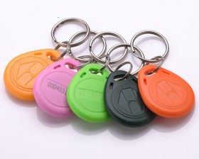 تصویر تگ جا کلیدی صورتی 