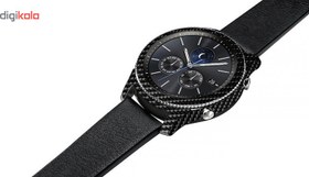 تصویر بسته 2 عددی برچسب ماهوت مدل Shine Carbon-fiber مناسب برای ساعت هوشمند Samsung Gear S3 Classic 