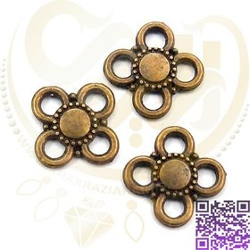 تصویر خرجکار گل برنزی کد229 