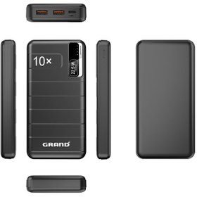 تصویر پاوربانک گرنداسکایGrandSky مدل GP-02 ظرفیت 10000 mAh grandsky powerbank model gp-02