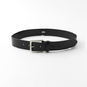 تصویر ZARA DISTRESSED EFFECT LEATHER BELT 