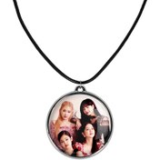 تصویر گردنبند خندالو طرح گروه بلک پینک Black Pink 