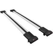 تصویر نظم دهنده صندوق عقب سازگار با NISSAN PATHFINDER 2022 2024 FLY مدل ROOF INTERMEDIATE BAR GREY 2 PIECES apline 