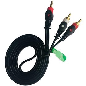 تصویر کابل 1 به 2 صدا طول 1.5 متر P-net Pnet Cable 1 to 2 Audio 1.5m