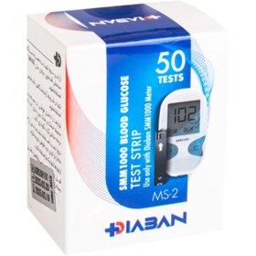 تصویر نوار دستگاه تست قند خون دیابان مدل MS-2 بسته 50 عددی 