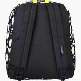 تصویر کوله پشتی کودک / نوجوان جان اسپرت jansport | HALF PINT BLACK LUCKY DAISY